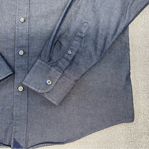 UNTUCKit Shirt Adult Large Gray Button Up Casablanca Business Casual Men - Picture 4 of 12